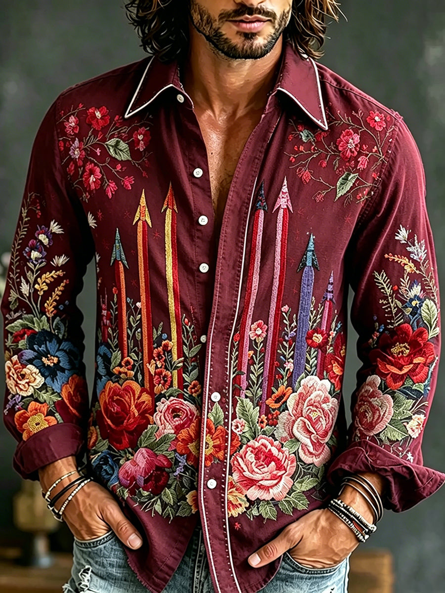 Men's USA Patriotic Casual Shirt