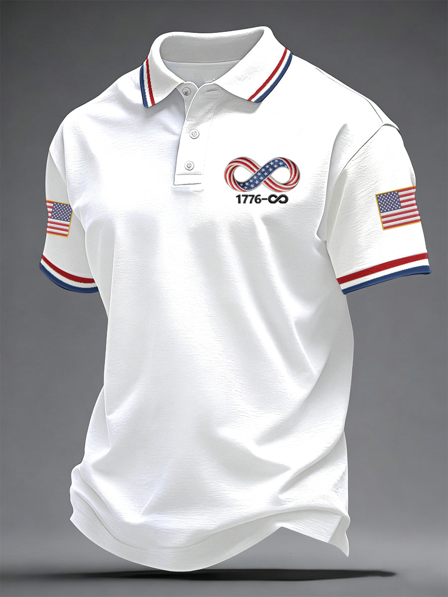 Men's America Print Casual Top