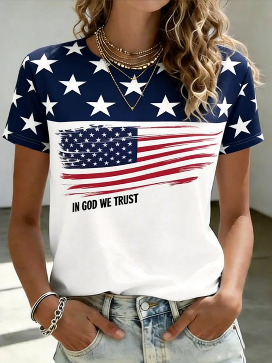 Women's In God We Trust Short-sleeved T-shirt
