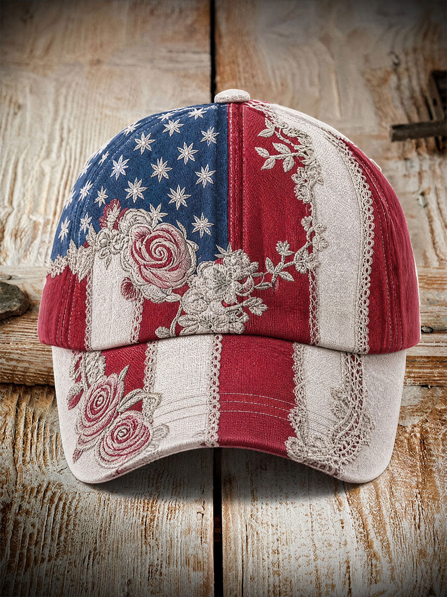 Independence Day American Print Casual Unisex  Hat