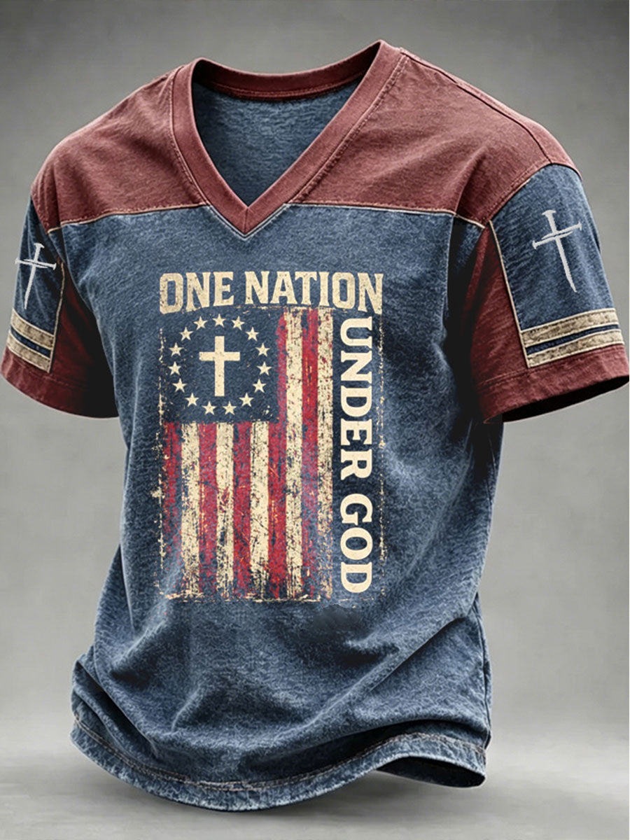 Men's Independence Day Print Casual T-Shirt