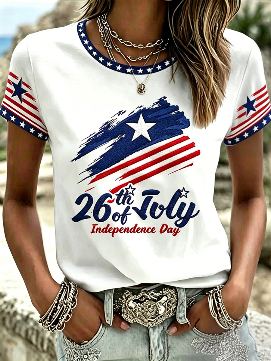 Women's Independence Day Print Tee