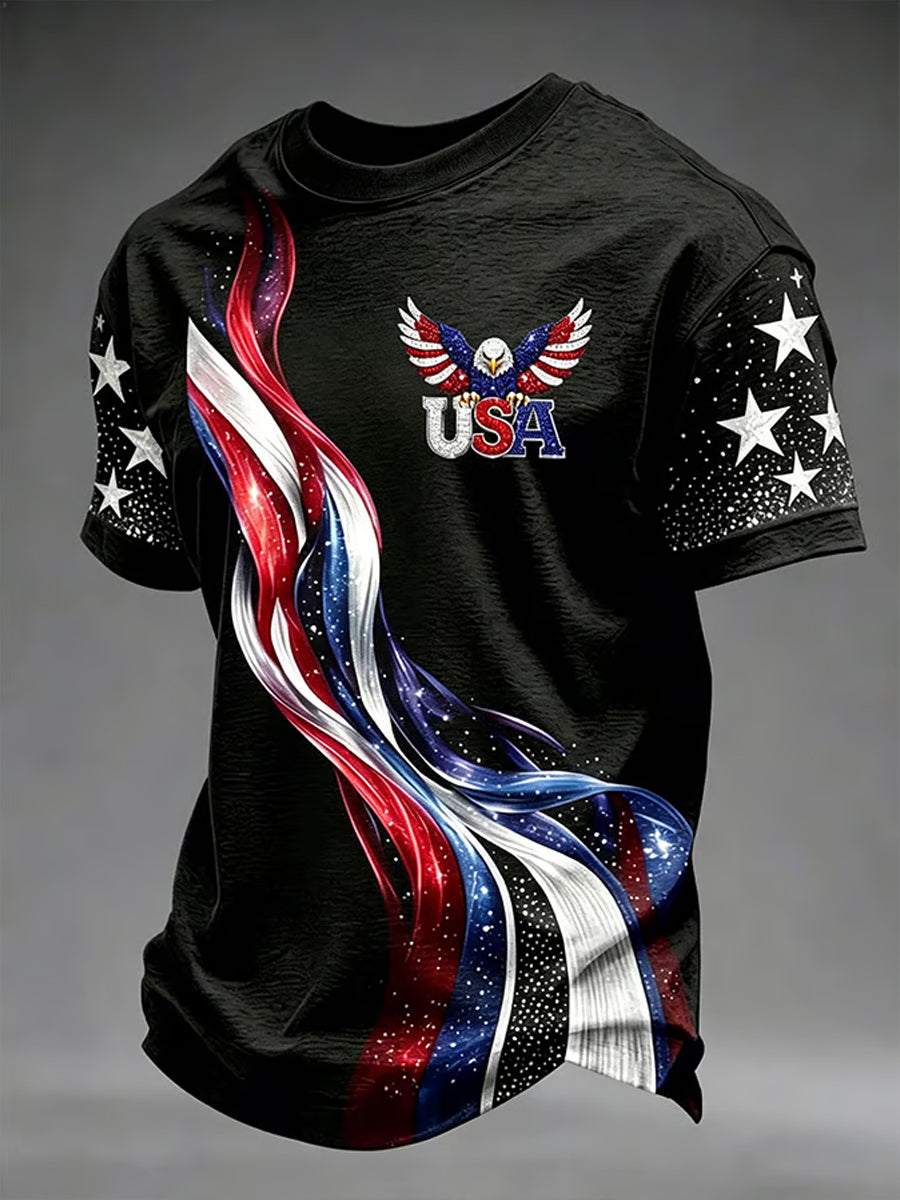 Men's America Printed T-shirt