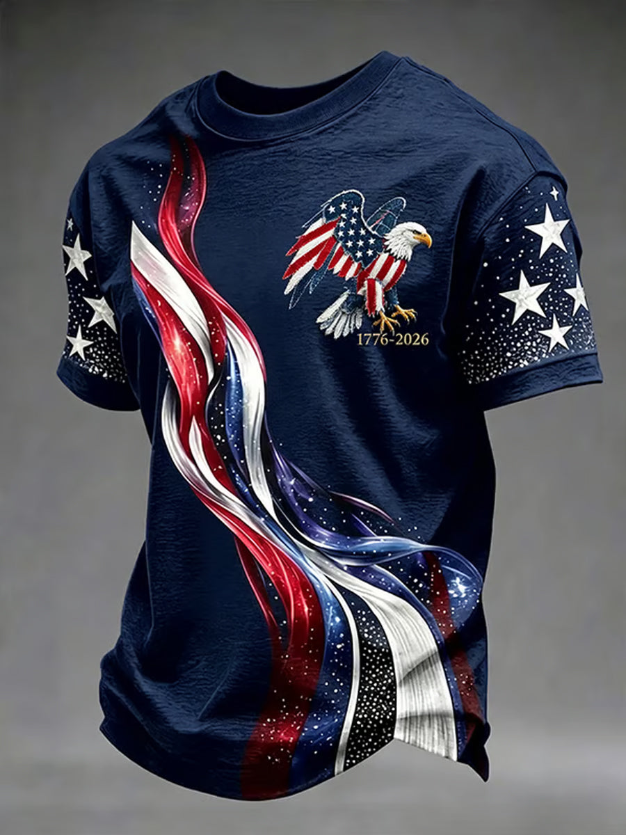 Men's America Printed T-shirt