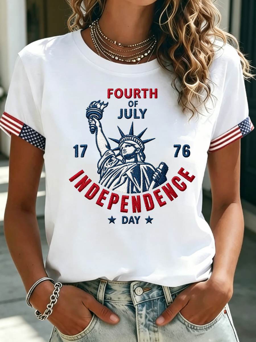 Women's July 4, 1776 Independence Day Tee