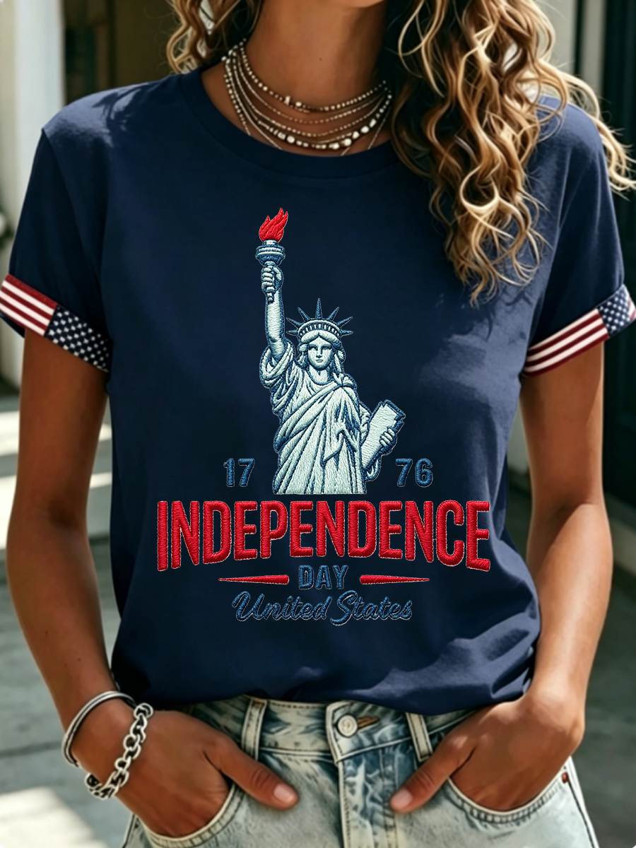 Women's July 4, 1776 Independence Day Tee