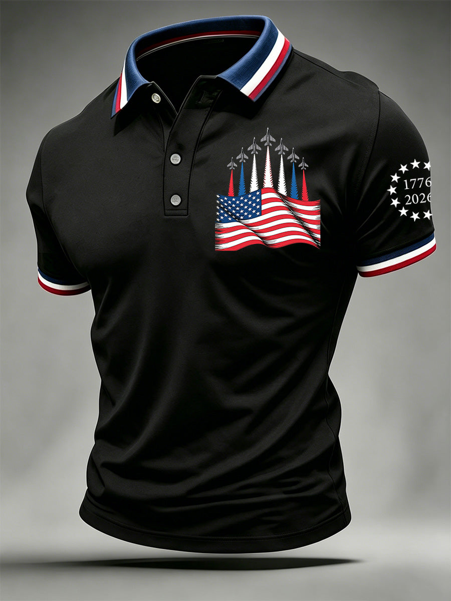 Men's Independence Day Print Polo