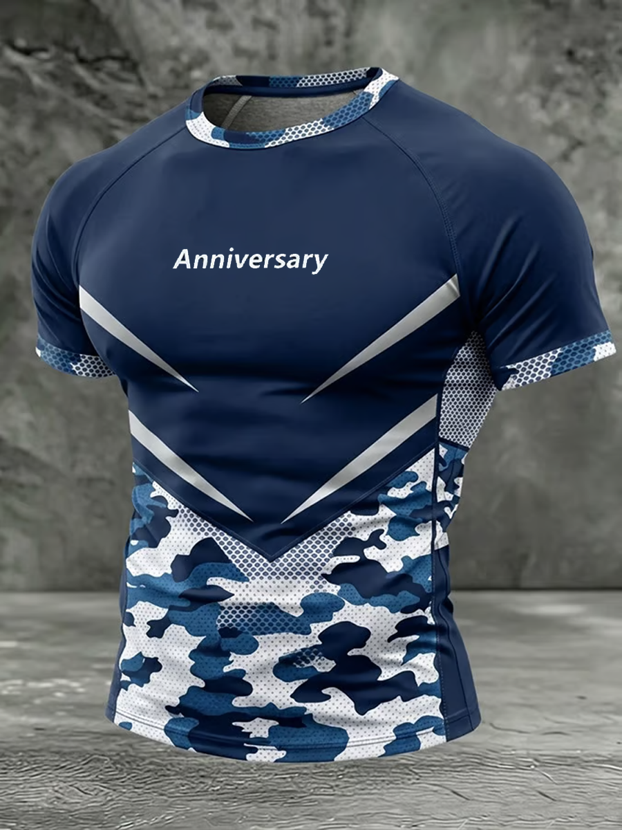 Men's USA Printed short sleeve t-shirt