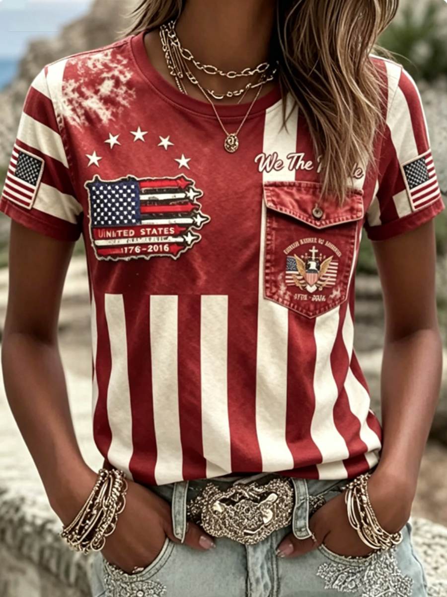 Women's 250Th Anniversary National Faith Print T-shirt