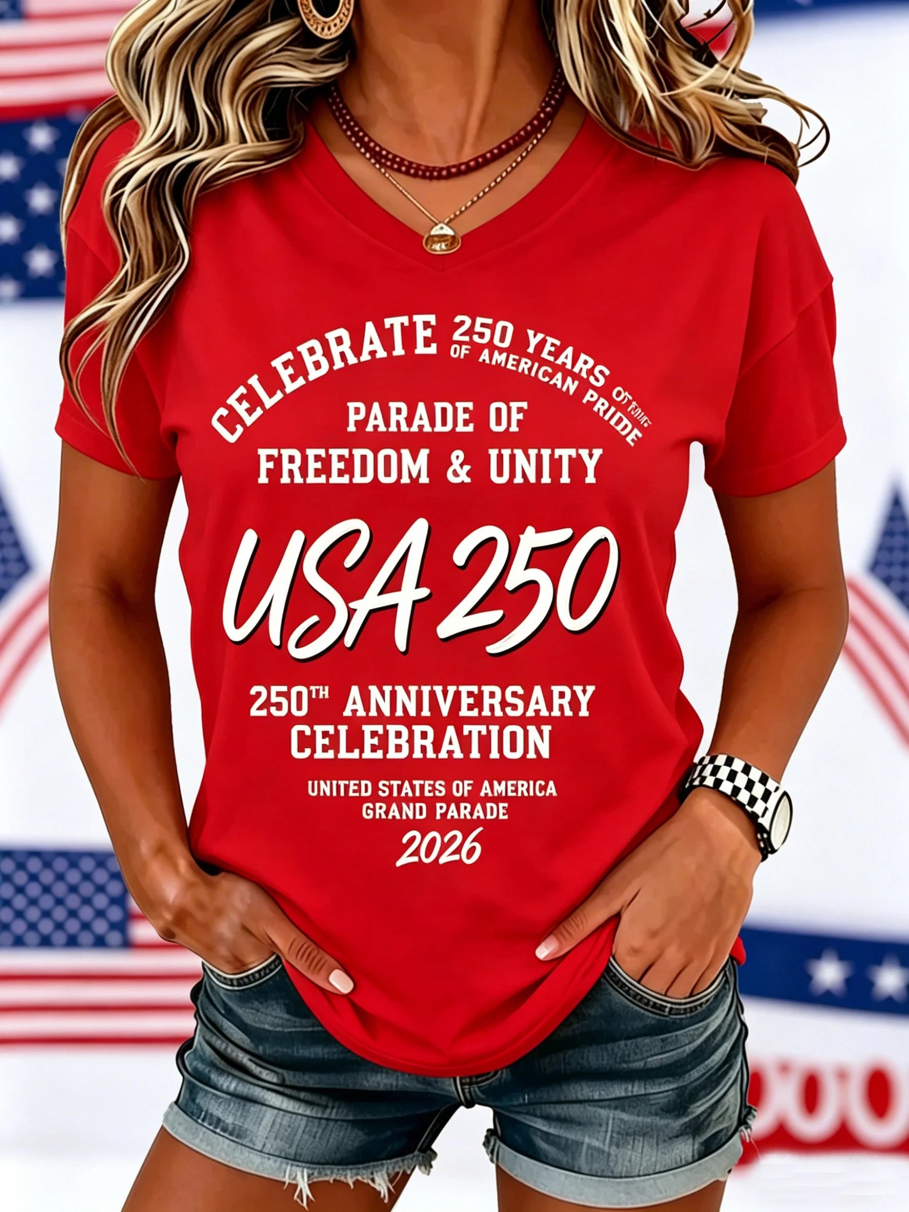 Women's Casual Text Letters Crew Neck Short Sleeve T-shirt