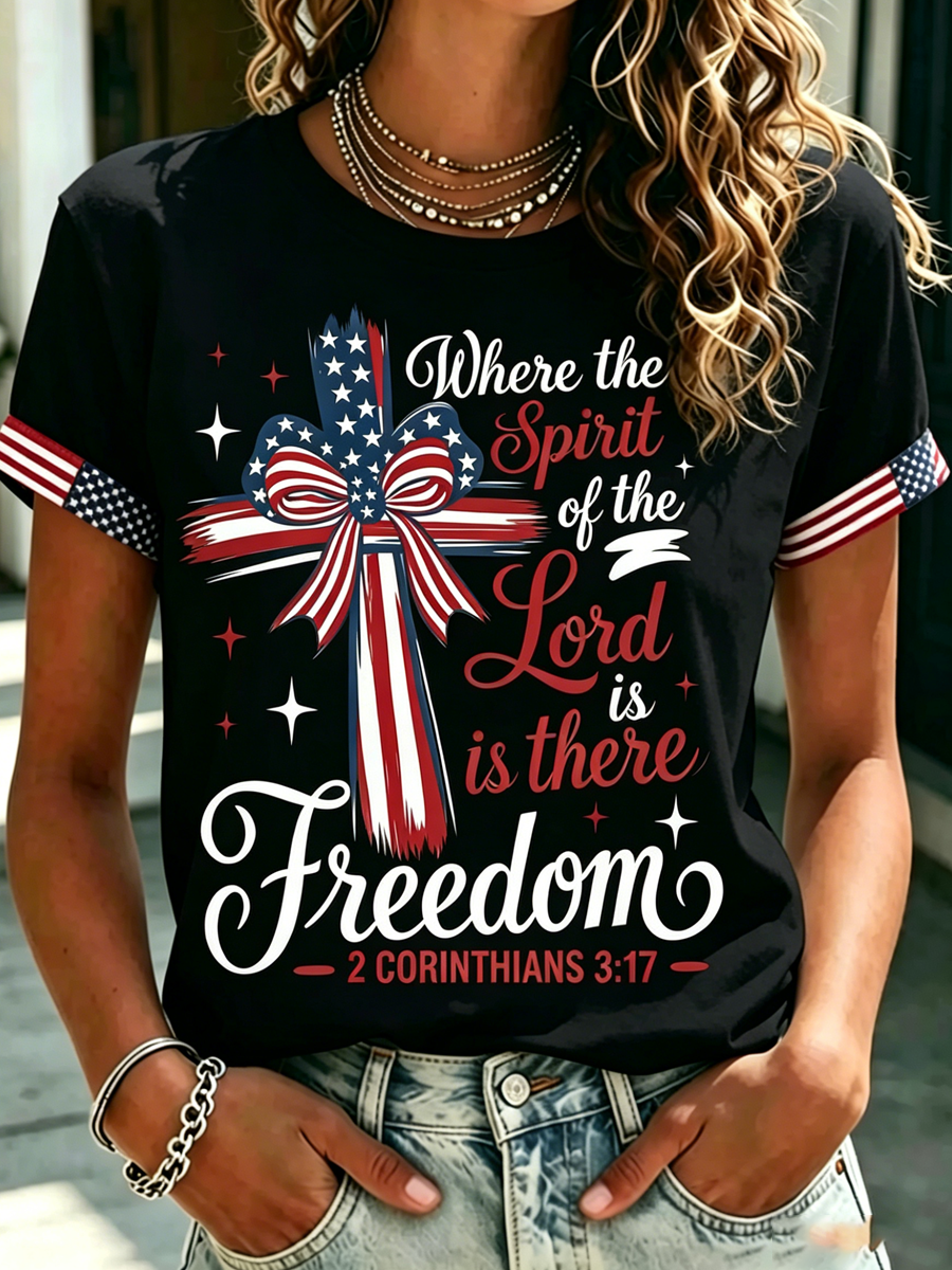 Women's July 4, 1776 Independence Day Tee