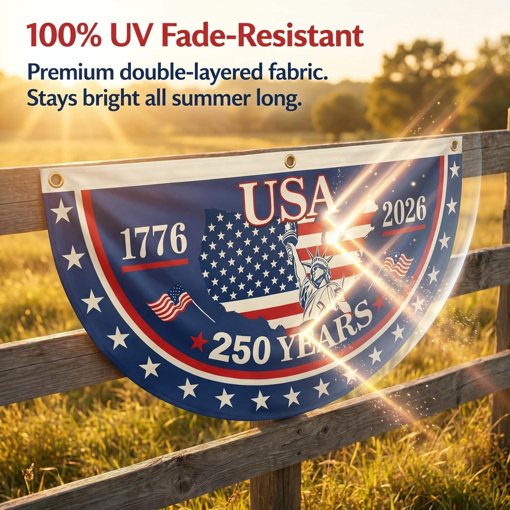 100% Veteran Owned / Handcrafted in USA-250th Anniversary Banners